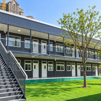Bâtiment préfabriqué temporaire, conteneur plat, salle de classe scolaire, salle d'éducation modulaire préfabriquée, salle de formation
