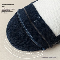 Chaussettes épaisses pour hommes en coton/polyester/nylon à motif géométrique antibactérien de qualité 10A, avec semelle en tissu éponge, pour l'hiver, chaudes, professionnelles, pour le ski