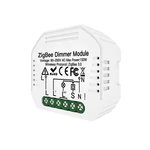 KERUI Tuya Smart Life Dimmer Module Smart Switch Zigbee Dimmer Module Hidden Switch Zigbee Smart Switch 1 Gang Control Light