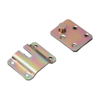 Connecteur de meubles en acier au carbone robuste, plaqué zinc, support de lit, crochet pour cadre photo et miroir