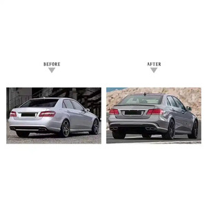 Coche Kit de cuerpo para Mercedes-Benz W212 Clase E E63 amg kit de cuerpo viejo actualizar a nuevo parachoques assy con rejilla Hood guardabarros 14-16 - Product Image 6