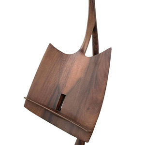 Support de notes de musique en bois portable personnalisable Support pliant de musique de concert avec style design Art déco - Product Image 2