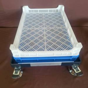 Plateau de séchage ventilé en plastique pour pâtes, design perforé empilable, matériau PP pour fruits et légumes secs - Product Image 1