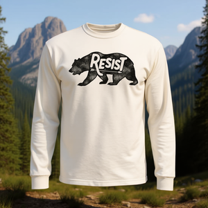 T-shirt promotionnel vintage ALT US National Park à manches longues avec motif ours, résistant, style rétro - Product Image 3