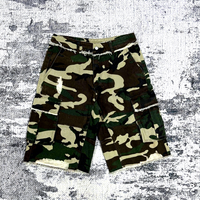 Shorts pour hommes personnalisés PT734, shorts amples, imprimé numérique intégral, toile camouflage, jorts cargo, shorts en denim pour hommes