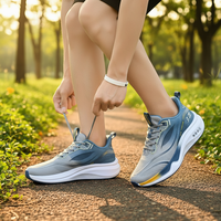 Chaussures de sport Hongyan pour hommes, chaussures de course à semelle souple absorbant les chocs, respirantes en mesh, chaussures décontractées pour hommes