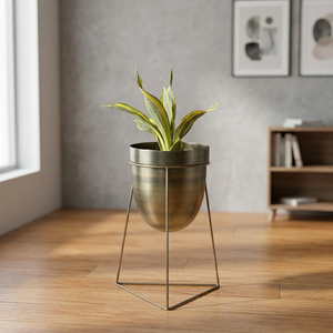 Jardinière surélevée en laiton AK Jardinière surélevée Ascent Homes Jardinière en métal pour la maison et le bureau Fabricant et fournisseur - Product Image 2