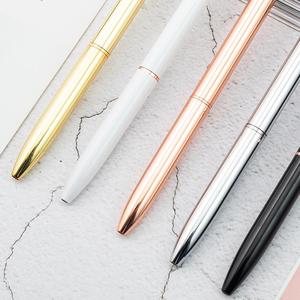 Custom New Design Promotional Metal Ballpoint <b>Pen</b> Dry Flower Pattern Custom Logo Black Ink 1.0mm Tip Custom Printing Novelty - Product Image 4