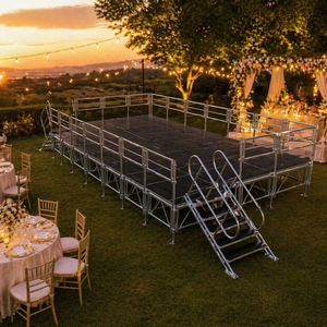 Plataforma de Escenario Impermeable para Interiores y Exteriores, para Conciertos, Desfiles de Moda, Bodas, Escenario de Aluminio para Eventos - Product Image 4