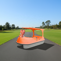 Direkt vom Hersteller: 4-Sitzer Fiberglas-Schwan-Tretboot, Neues Design, Wasserunterhaltungsgerät im Cartoon-Stil