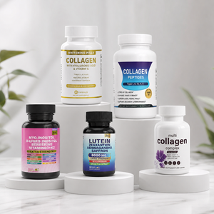 OEM 14 en 1 Capsules de Collagène 90 Unités Soutien Cheveux Ongles Articulations 64000mcg Mélange <span class=keywords><strong>Vital</strong></span> Glow pour Hommes Complément Biotine - Product Image 3