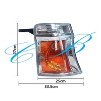 26115-VX50B Lampe d'angle de clignotant pour caravane Urvan E25 26110-VX50A 26124-VW000 26110-VX50B Lumière d'angle de tête avant de voiture