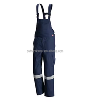 Travail de sécurité pantalon résistant au feu haute visibilité travailleurs uniformes de soudeur globaux vêtements de travail hommes travail FR bavoirs pantalons