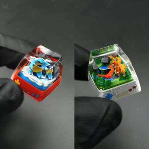 <strong>Artisan</strong> 3D Anime Figure Resin <strong>Keycaps</strong> Hand Made Keycap for Poke-mon - Product Image 5