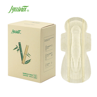 Serviettes hygiéniques menstruelles BaiNuo, marque privée, en fibre de bambou, à base de plantes, sans parfum, contrôle des odeurs, pour femmes