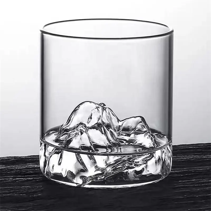 Japanese Style Whisky Cup Shallow Mountain Liqueur XO Wine Glass EDO Guanshan Whiskey Glass