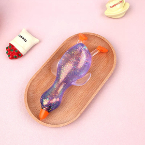 Jouet sensoriel anti-stress en TPR en forme de canard mignon en maltose, à rebond lent, à pincer, pour la décompression, cadeau pour enfants - Product Image 5