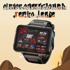 APPLP 5 MAX スマートウォッチ SIMカード対応 2.4インチTFTデュアルカメラ AI音声アシスタント Android/iOS対応 IP67防水 ポータブル 4G 5G対応 - Product Image 2