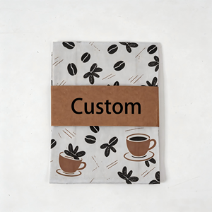 100% Cotton Digital Printed Tea Custom Cartoon Pattern Dish Towel With Kraft Paper <b>Wrap</b> for Home <b>Kitchen</b> Gift - Product Image 1