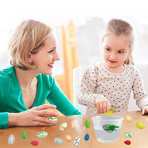 Caja Sorpresa de Pascua 2023, Juguete Antiestrés, Huevos de Pascua para Niños, Huevos de Espuma Brillantes y Coloridos, Conejito de Pascua - Product Image 6