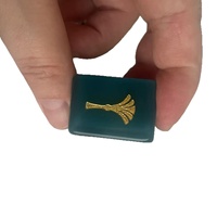 Tuiles de Mahjong en Acrylique Style Américain, en Boîte, pour Jeu Transfrontalier, avec Lettres et Chiffres Anglais, pour Fêtes et Divertissement