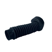 Housse de protection télescopique ronde flexible avec fermeture éclair pour machine CNC