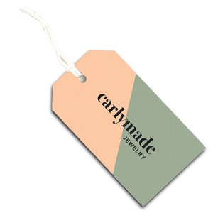 Trung Quốc Tốt Nhất Thiết Kế May Mặc Thẻ Giấy Nhà Cung Cấp Quần Áo Treo Tùy Chỉnh Tag - Product Image 5