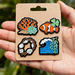 เข็มกลัดเคลือบแบบแข็งลายดอกไม้แบบหมุนได้อุปกรณ์เสริมเข็มกลัดโลหะเคลือบแบบกำหนดเองอารมณ์ - Product Image 4