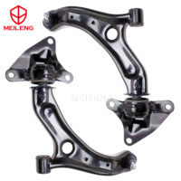 Kit de suspension pour Honda Fit Jazz GE 2009-2014, comprenant bras de suspension, rotule de direction, extrémité de crémaillère, biellette de stabilisation, extrémité de biellette de direction, amortisseurs