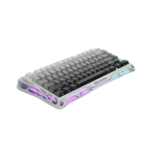 Teclado Mecánico Inalámbrico para Juegos GravaStar Mercury K1 75%, Aleación de Aluminio, Junta Compacta, Interruptores Lineales Intercambiables en Caliente