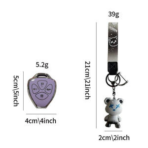 Étui de clé de voiture en TPU avec logo d'ours dégradé pour <span class=keywords><strong>Toyota</strong></span> Camry/<span class=keywords><strong>Corolla</strong></span>/Crown/RAV4 (hommes et femmes) - Product Image 4