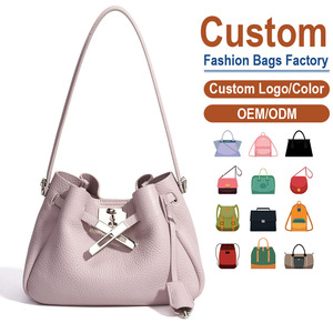 Sac à bandoulière en cuir pleine fleur grainé neuf, directement de l'usine, sac à main de luxe durable en cuir de vachette pour femmes OEM/ODM - Product Image 1