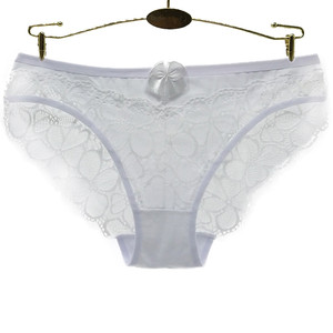 In fabbrica direttamente fornito biancheria intima di cotone pizzo da donna mutandine Comfort mutandine in pizzo floreale slip da donna - Product Image 5
