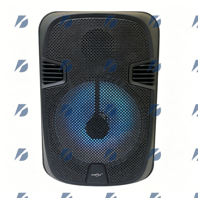New Style Outdoor Portable for 5.3 Rechargeable Battery Trolley Speaker RGB USB/TF/AUX/MIC Inputs Wireless Stereo Speaker