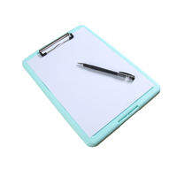 Portapapeles de Enfermera Personalizado A4, Portapapeles de Plástico con Almacenamiento, Portapapeles de Enfermería Abierto, Carpeta de Almacenamiento Plegable