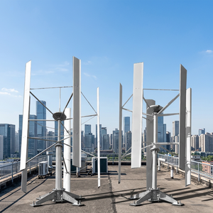 Aerogenerador de Eje Vertical de Alta Calidad, 11m, Aluminio, 5 Aspas, 100Kw, 380V, Dingyue H-100kw, Velocidad del Viento 12m/s - Product Image 5