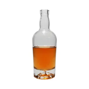 700ml di Rum Whisky Vodka liquore fornitore di bottiglie di vetro Super selce materiale 70CL liquori bottiglie