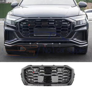 Accessoires automobiles 2018-2022 : Calandre avant RSQ8 pour <span class=keywords><strong>Q8</strong></span>, style 8 cadres, facelift, maille nid d'abeille - Product Image 2