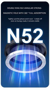 <span class=keywords><strong>Ventosa</strong></span> elettrica 360 ° supporto magnetico rotante per telefono girevole per <span class=keywords><strong>auto</strong></span> supporto a <span class=keywords><strong>ventosa</strong></span> per telefono con anello guida magnetico - Product Image 6