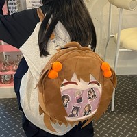 Новинка: Плюшевая сумка-рюкзак с аниме-дизайном, милая женская сумка-тоут Haikyu Anyua, дизайнерская сумка