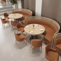 Vente d'usine Hot Seller Table ronde Pliante Restaurant Table contemporaine Mobilier moderne en bois Chaise de bureau en bois