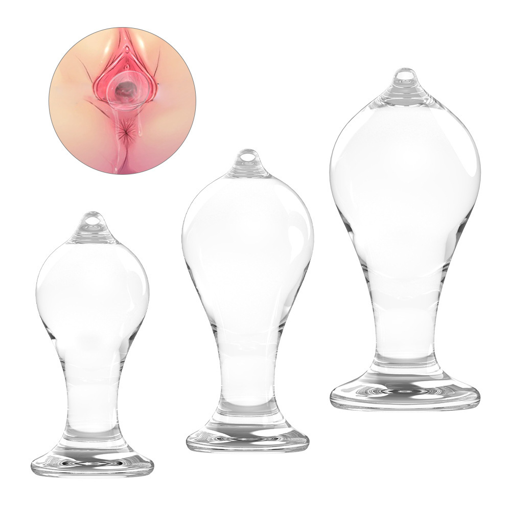Transparent Expanding Hollow Anal Plug - Adult Sex Toy
