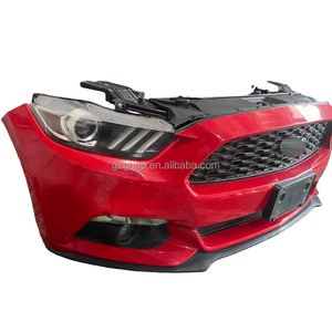 Ensemble de pare-chocs avant comprenant la calandre, les feux de brouillard, le ventilateur de radiateur et le kit carrosserie rouge pour les modèles <span class=keywords><strong>Ford</strong></span> <span class=keywords><strong>Mustang</strong></span> 2015-2017. - Product Image 4