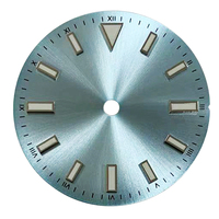Usine OEM Logo personnalisé NH35 Japon 8215 ETA2836 Blanc 28.5mm Lumineux En Laiton Montre Cadrans Fabricants Montre Cadran Pièces