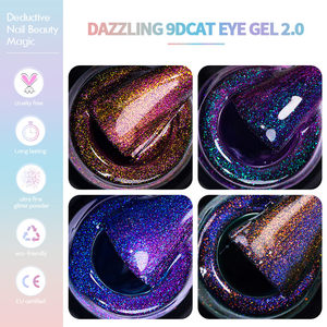 BOZLIN Set di 24 Colori 15ml Smalto Gel UV Magnetico Effetto Occhio di <span class=keywords><strong>Gatto</strong></span> 9D Brillante e Luminoso - Product Image 2