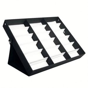 <b>Hot</b> Selling <b>18</b> Slots Sunglasses Display Stand Storage Box Tray Case Stand Black Glasses Displays - Product Image 3