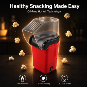 <span class=keywords><strong>Machine</strong></span> à Popcorn Électrique à Air Chaud 1200W <span class=keywords><strong>Sans</strong></span> Huile avec Couvercle Transparent et Commande par Interrupteur pour Cuisine Domestique et Utilisation Extérieure - Product Image 6