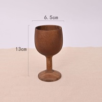 Original Source bois massif léger luxe rétro tasse en bois massif grande tasse à boire en bois massif