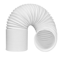 Tuyau d'air flexible thermique personnalisé PP + fil d'acier tuyau de climatisation d'échappement portable blanc pour conduit d'aération