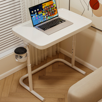 Table élévatrice d'ordinateur de bureau Simple de chevet bjflamingo Table PC pliante confortable avec porte-gobelet